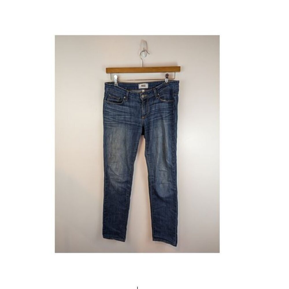 Paige Jimmy Jimmy Skinny Jeans in Dark Wash, Sz 28